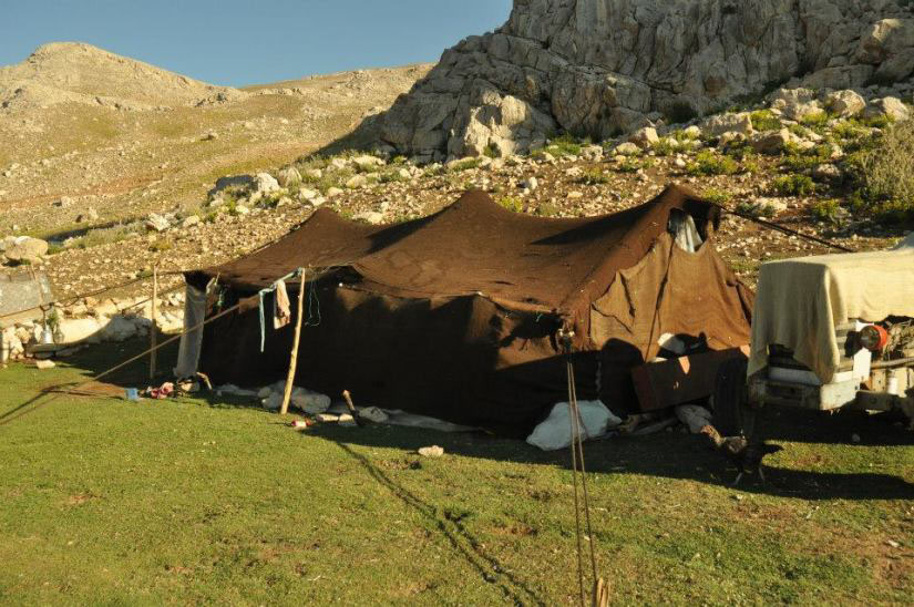 Anatolian Turkmen Tent in the pasture of Akdağ, South West Turkey, 2016