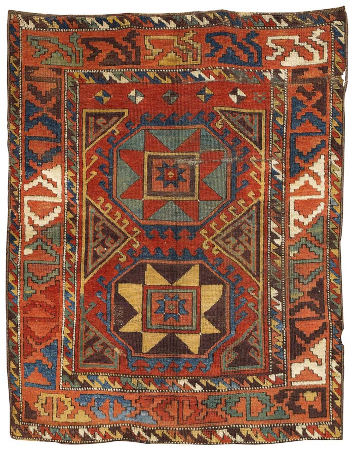 Antique Karacadağ carpet, Konya area, Central Anatolia, 19th century