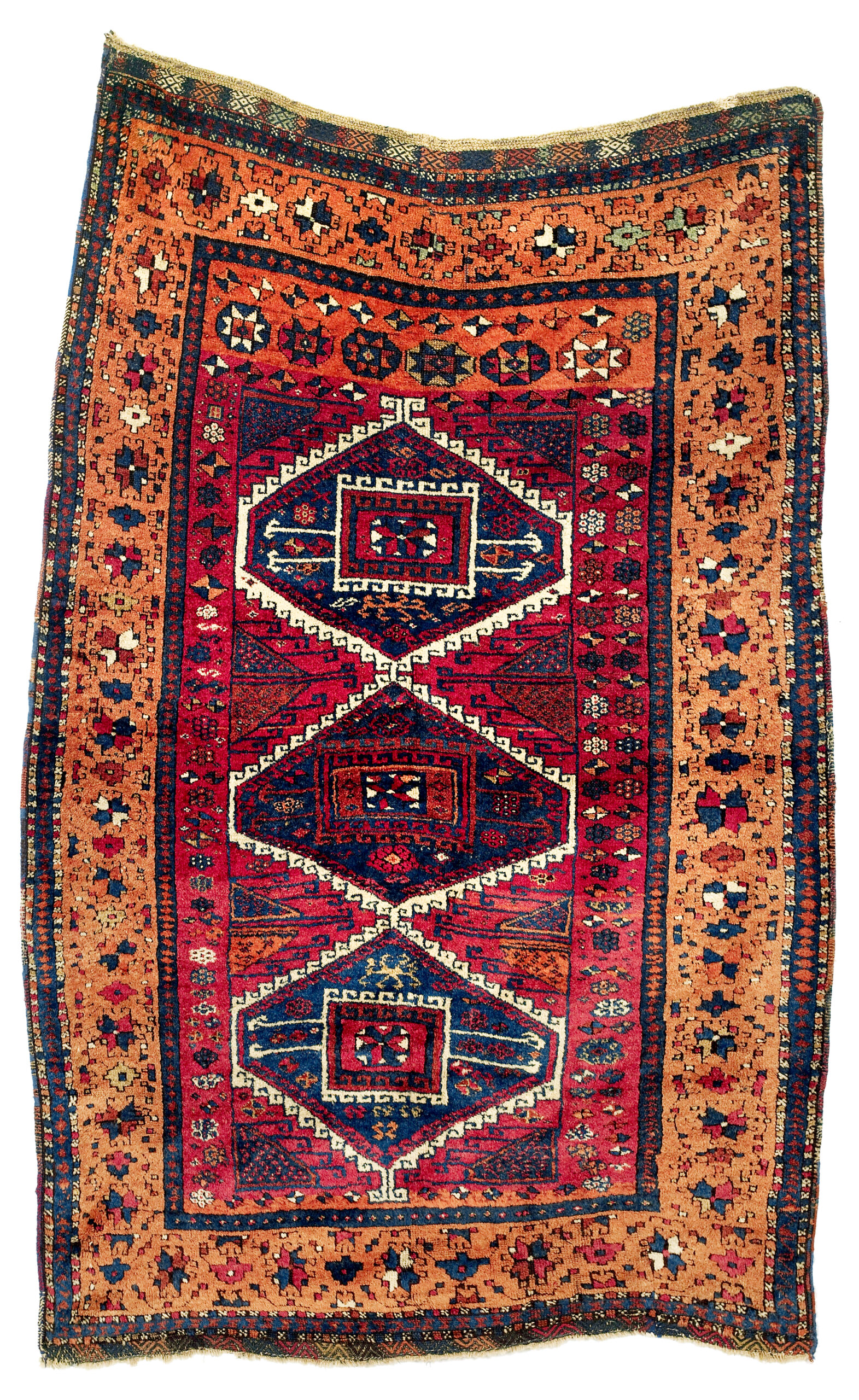 Antique Eastern Anatolian carpet, 19th century, with saturated colors