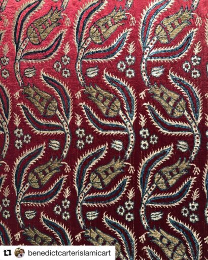 Ottoman period Kamha fabric from Bursa City