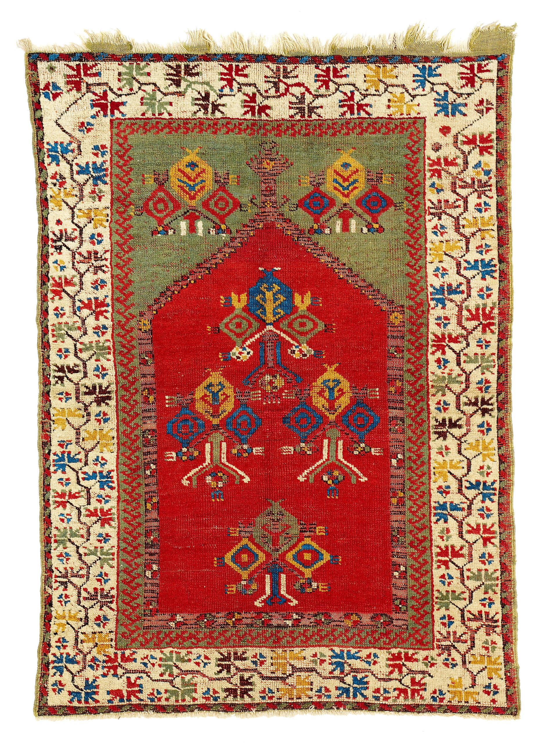 17th-18th century Cenrtal Anatolian carpet most probably from Aksaray