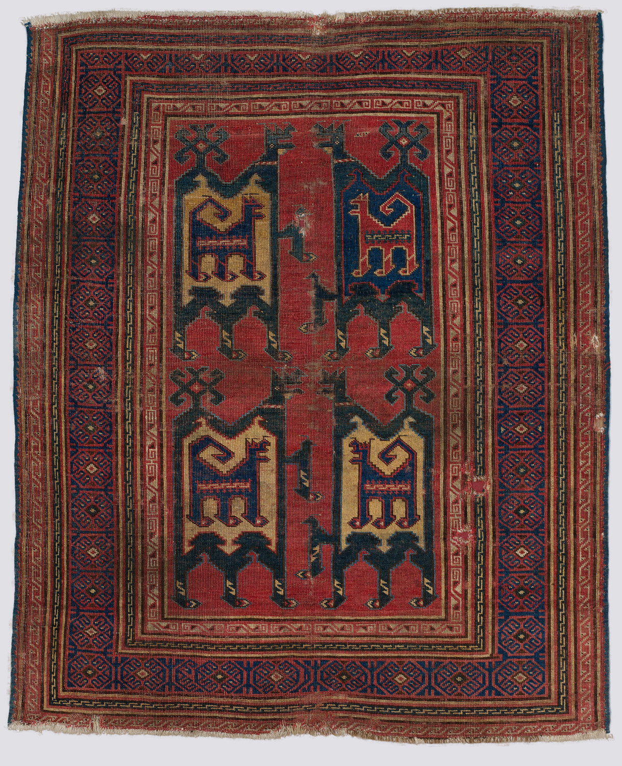 Turkish animal carpet, 14th century, Metropolitan Museum