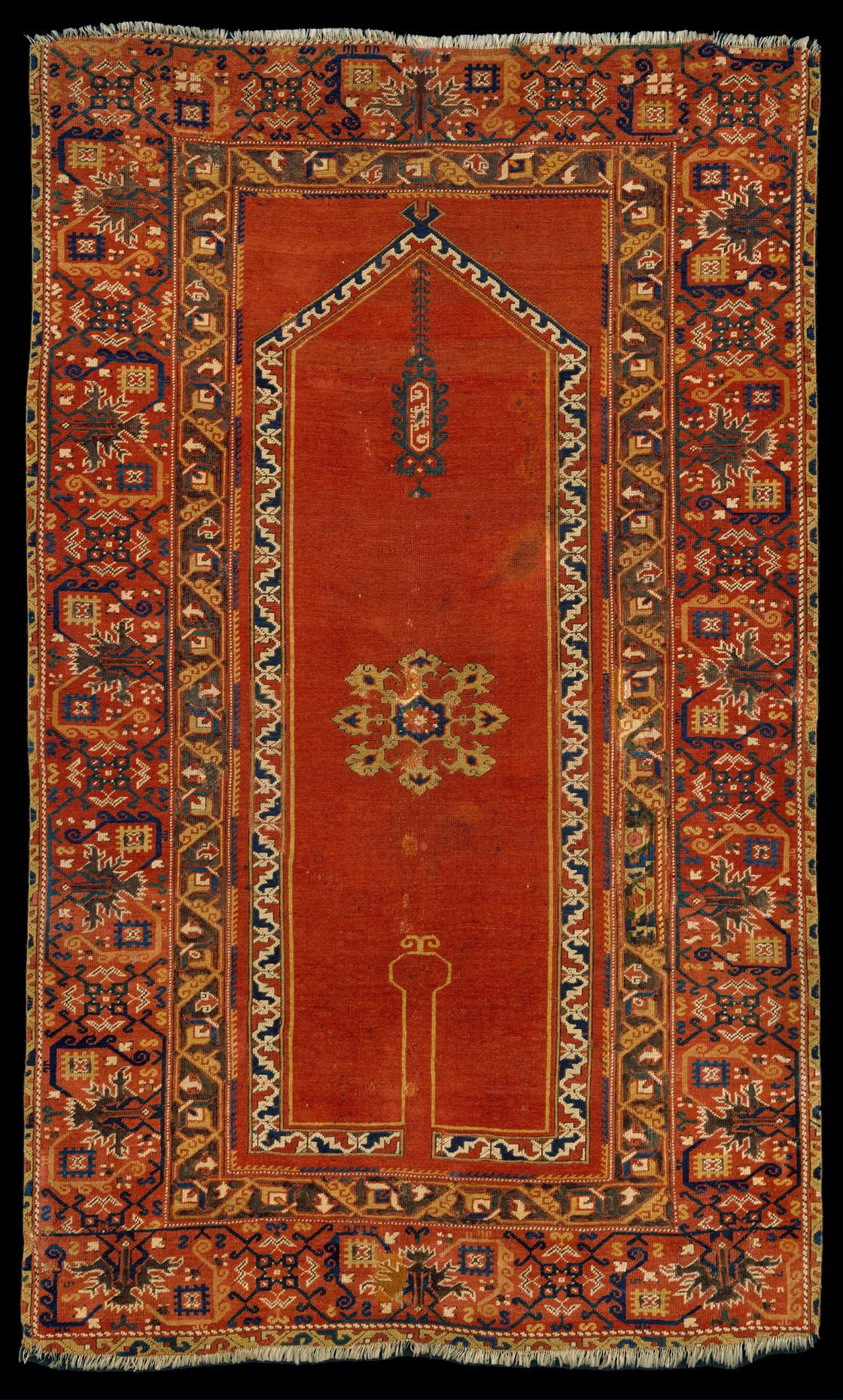 Bellni patterned workshop carpet 16th century Western Anatolia