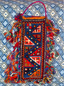 Coffee grinder bag, Sivas, East-Central Turkey, 1960s