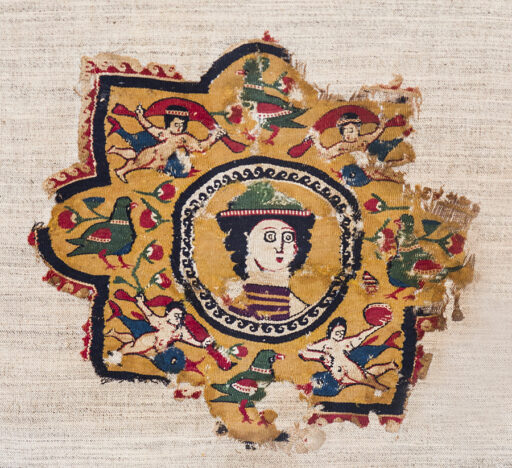 Coptic rug dating mid 7th century, Egypt
