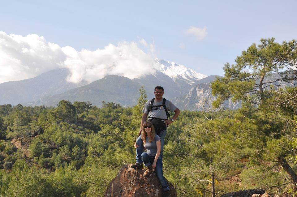 Pine forests surrounding the Mediterranean plains