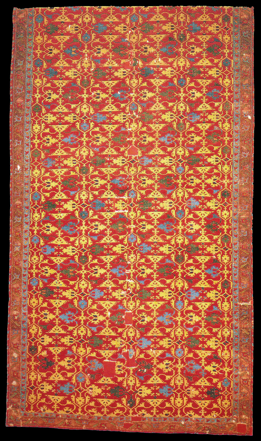 17th century Lotto type Ushak carpet, Western Anatolia