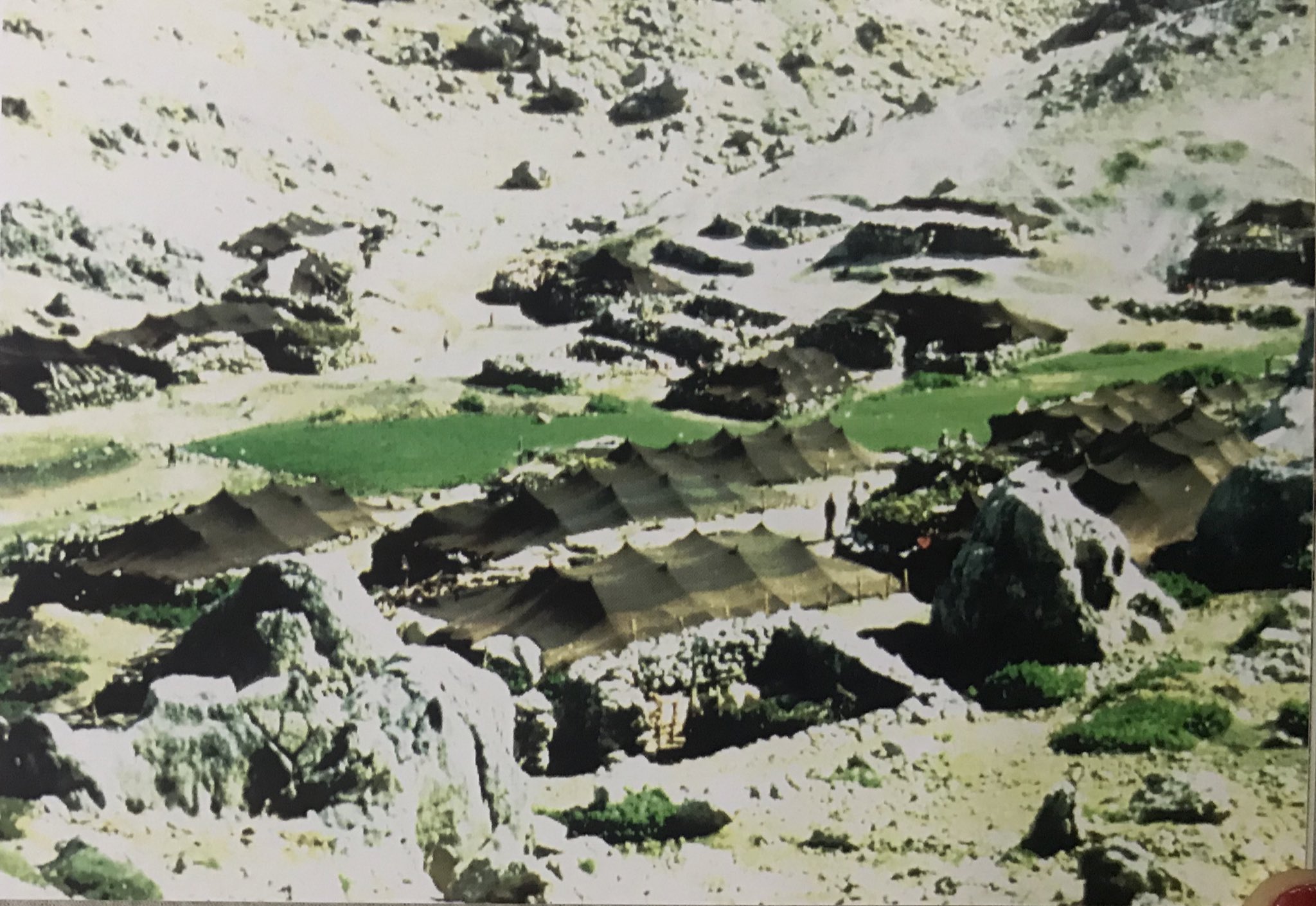 Engizek Mountains, pasture of Atmali Kurdish Tribe, Kahramanmarash, Eastern Turkey, 1984, photo courtesy Josephine Powell, Suna Kıraç Foundation