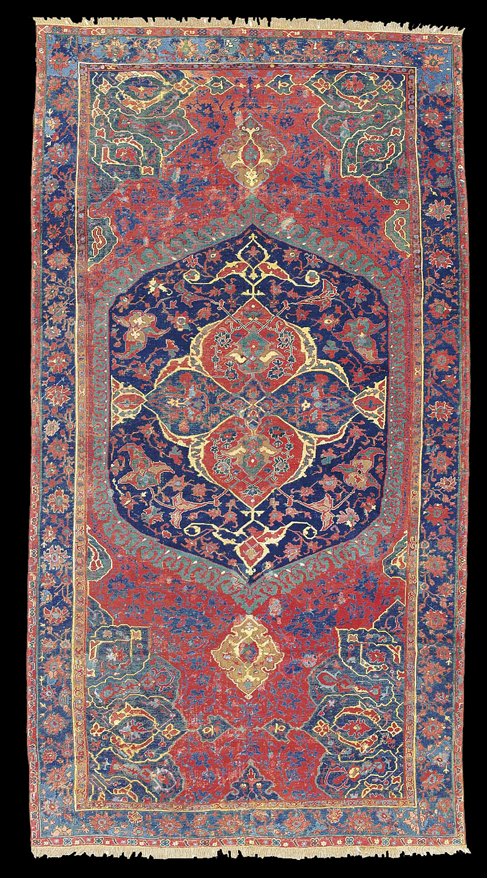 Medallion Ushak carpet of 16th century workshop production