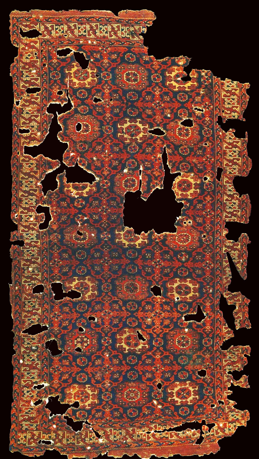 So called Holbein carpet 15-16th centuries, Western Anatolia