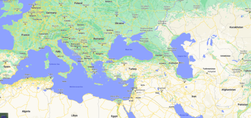 Turkey's position as the passage from Asia to Europe