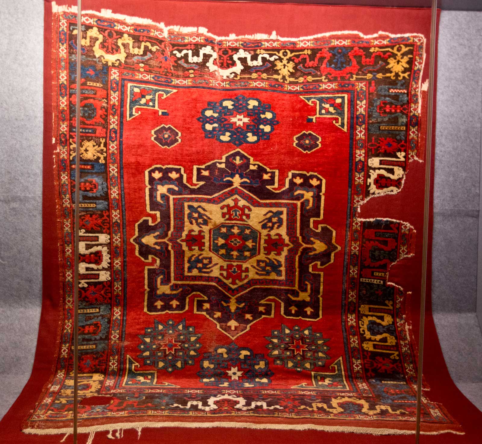 Early Karaman workshop carpet of 15th century, Central Anatolia Vakiflar Museum